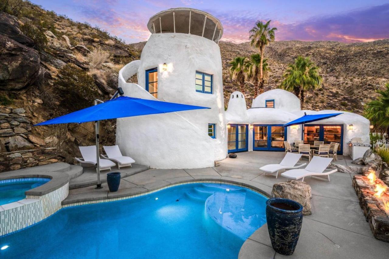 Santorini House Panoramic Palm Springs Views Vila Exterior foto